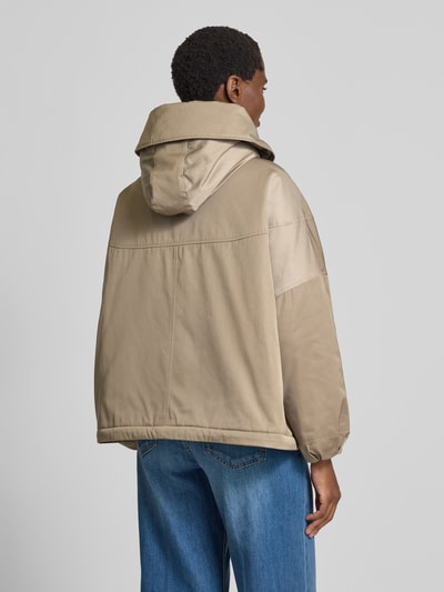 Blonde No. 8 Jacke mit Kunstfell und Eingrifftaschen Taupe 5