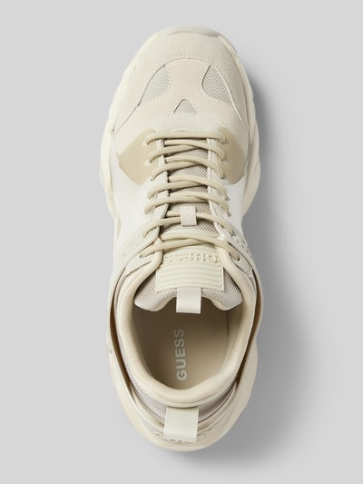 Guess Sneakers met labelbadge, model 'CESI' Beige - 3