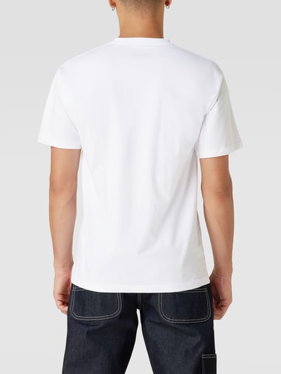 Vans T-Shirt mit Label-Print Modell 'Circle' Weiss 5