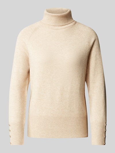 Betty Barclay Strickpullover mit Rollkragen Beige 1