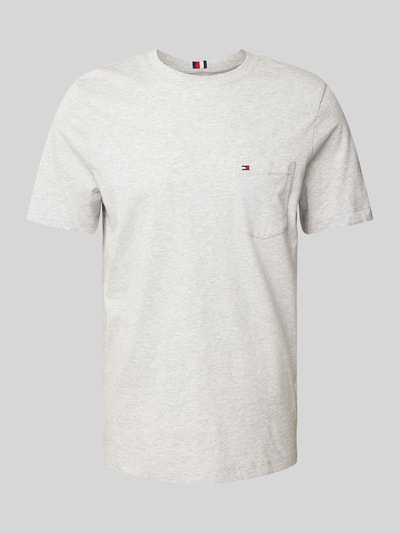 Tommy Hilfiger T-shirt met borstzak Lichtgrijs - 2