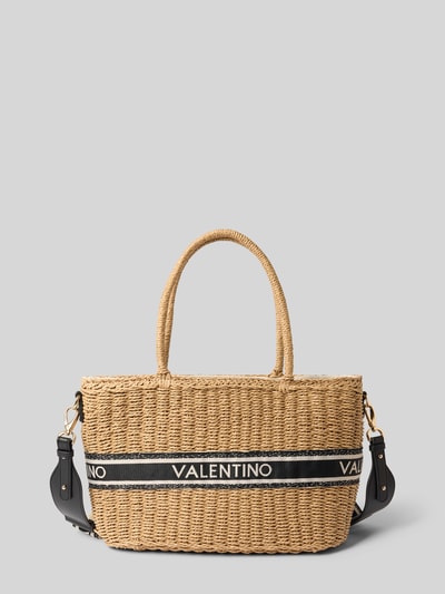 Produktfoto, torebka z papieru VALENTINO BAGS model 'BOHO' z detalem z logo, uchwyty, regulowany pasek na ramię, główna przegroda, kieszeń zapinana na zamek błyskawiczny, szerokość w rozmiarze 1: 37 cm, długość w rozmiarze 1: 23 cm, głębokość w rozmiarze 1: 13 cm, długość paska na ramię w rozmiarze 1: 112 cm