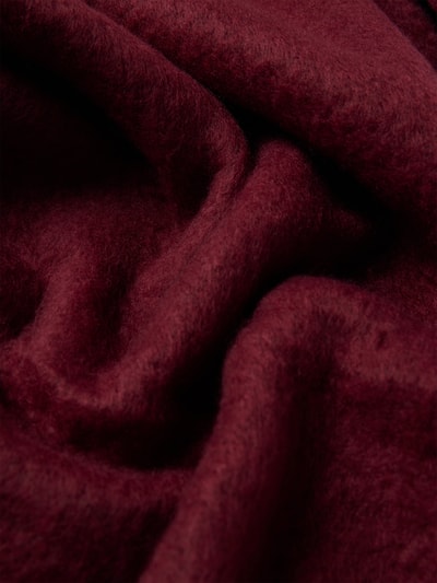 Kurt Beines Schal mit Fransen Bordeaux 2