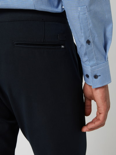 JOOP! Collection Korte regular fit chino met tunnelkoord Marineblauw - 3