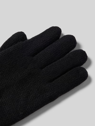 Barts Handschoenen met labeldetail, model 'HAAKON' Zwart - 3