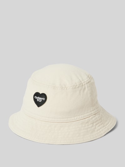 Carhartt Work In Progress Bucket Hat in Denim-Optik Modell 'Drewe' Offwhite 1