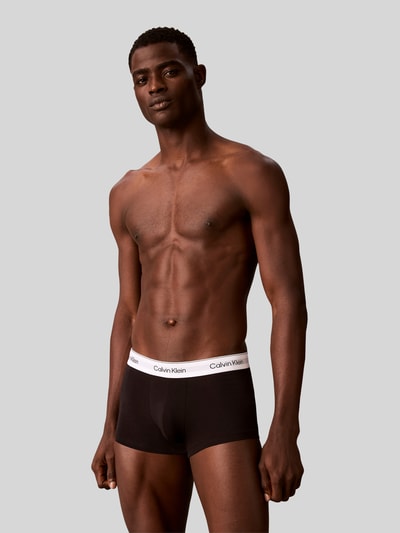 Calvin Klein Underwear Trunks aus Baumwoll-Mix im 3er-Pack Modell 'LOW RISE TRUNK 3PK' Mittelgrau 4