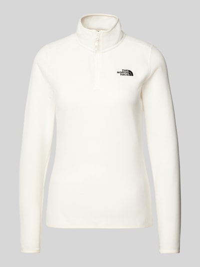 The North Face Sweatshirt Modell 'Glacier' mit Stehkragen Offwhite 2