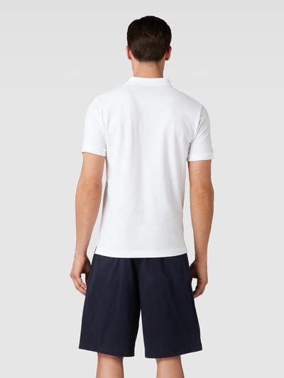 Gant Poloshirt mit Seitenschlitzen Modell 'Pique' Weiss 5