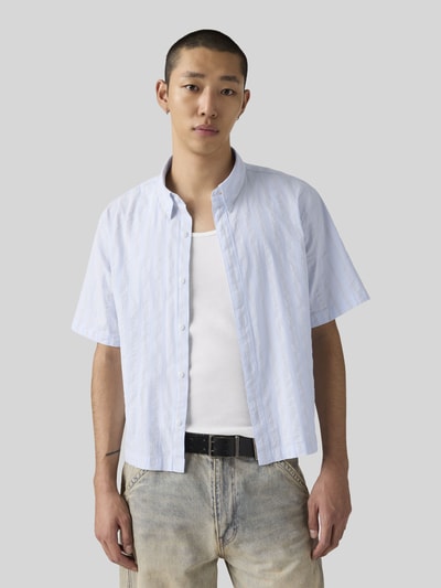 Levi's® Koszula casual z mieszanki bawełny, krój regular fit Jasnoniebieski 3