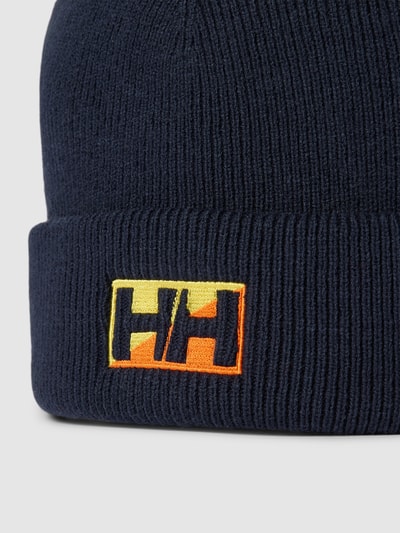 Helly Hansen Beanie met logostitching Marineblauw - 2