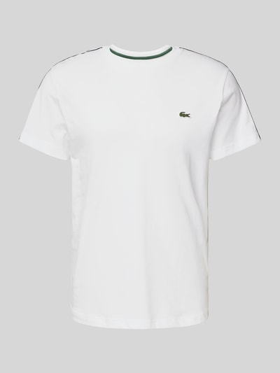 Lacoste T-Shirt mit Rundhalsausschnitt Modell 'BASIC' Weiss 2