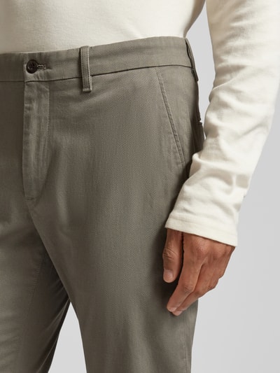 Tommy Hilfiger Slim Fit Chino mit Knopf- und Reißverschluss Modell 'BLEECKER' Hellgrau 3