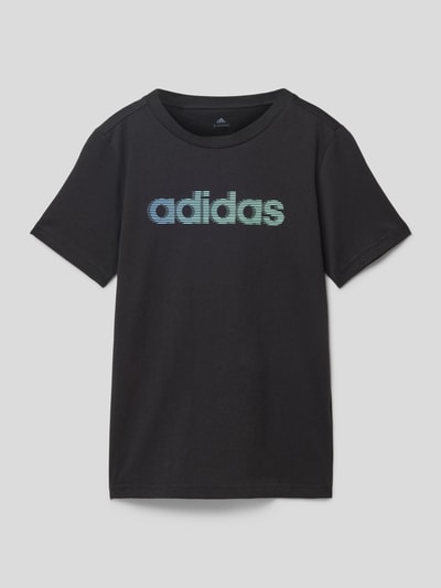 ADIDAS SPORTSWEAR T-shirt z nadrukiem z logo Czarny 1