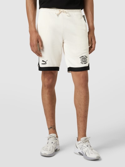 PUMA PERFORMANCE Shorts mit Label-Print Sand 4