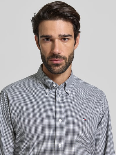 Tommy Hilfiger Regular fit zakelijk overhemd van puur katoen Marineblauw - 3