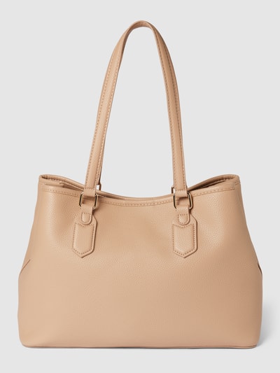 VALENTINO BAGS Shopper mit Label-Detail Modell 'BRIXTON' in marineblau Beige 3