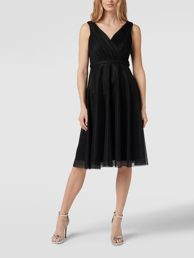 TROYDEN COLLECTION Cocktailkleid mit Taillenpasse Black 1