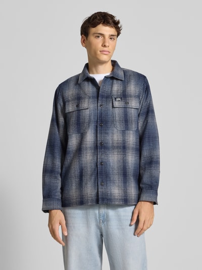 Superdry Kurtka koszulowa z kołnierzykiem typu kent Niebieski 4