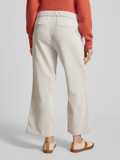 MAC Cropped Culotte aus Cord Offwhite 5