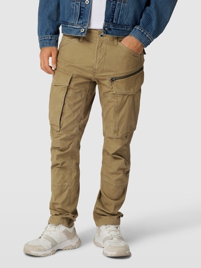 G-Star RAW Cargohose mit seitlichen Eingrifftaschen Oliv 4