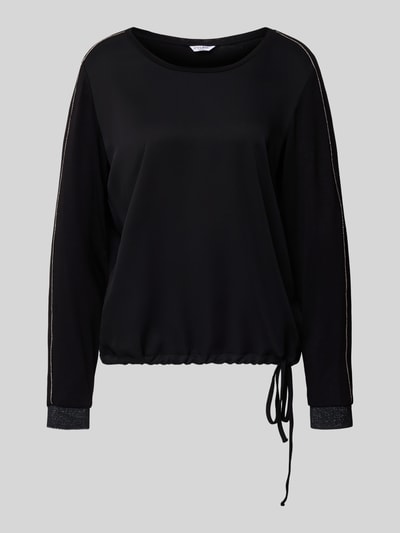 ZABAIONE Blusenshirt mit Rundhalsausschnitt Black 2