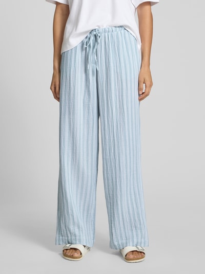 Vero Moda Regular fit stoffen broek van puur katoen, model 'NANNA' Rietgroen - 4