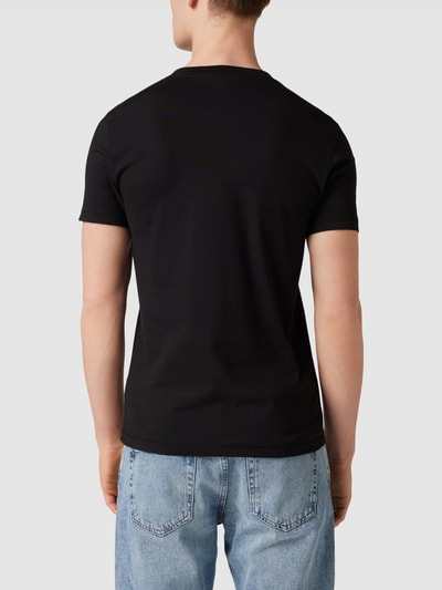 Calvin Klein Jeans T-Shirt mit Label-Print Modell 'DISRUPTED' Black 5