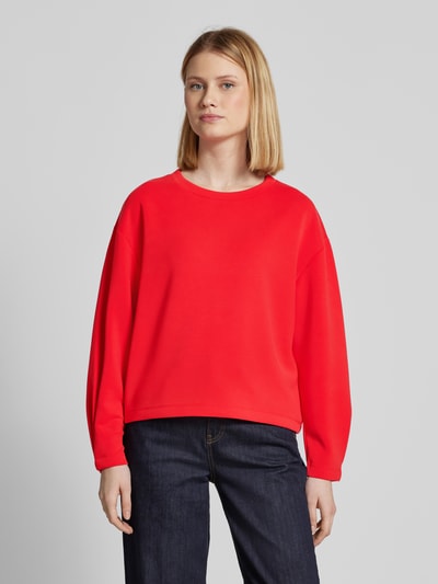 s.Oliver RED LABEL Relaxed Fit Sweatshirt aus Modal-Mix-Scuba Rot 4