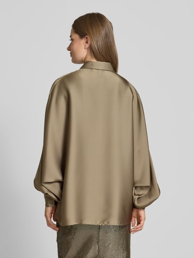 V by Vera Mont Relaxed Fit Bluse mit Umlegekragen Hellgruen 5