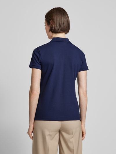 Lauren Ralph Lauren Slim Fit Poloshirt mit Logo-Stitching Modell 'KIEWICK' Marine 5