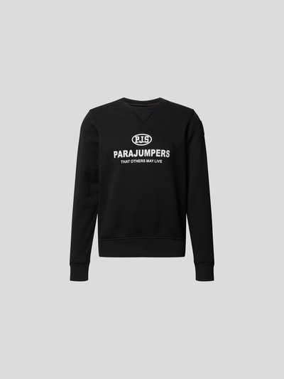 Parajumpers Sweatshirt mit Label-Print Schwarz 2