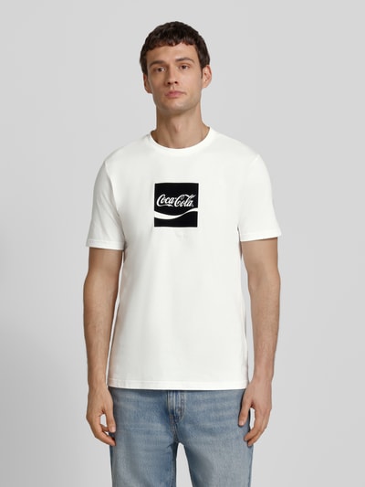 Antony Morato T-shirt met labelprint Wit - 4