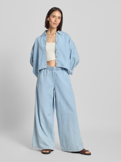 Drykorn Relaxed Fit Jeansbluse Modell 'OSHIA' Hellblau 1