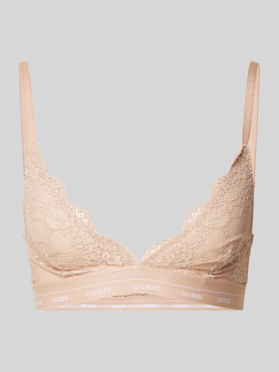 Guess Triangelbeha met kant, model 'JANE' Beige - 1