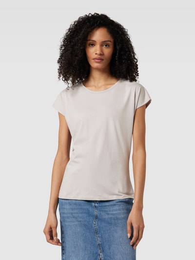 Montego T-shirt met kapmouwen Roodbruin - 4