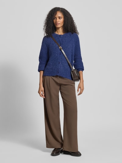 Fynch-Hatton Vest met knoopsluiting Marineblauw - 1