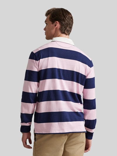 Polo Ralph Lauren Regular Fit Sweatshirt aus reiner Baumwolle Modell 'LS RUGBY M3' Rosa 5