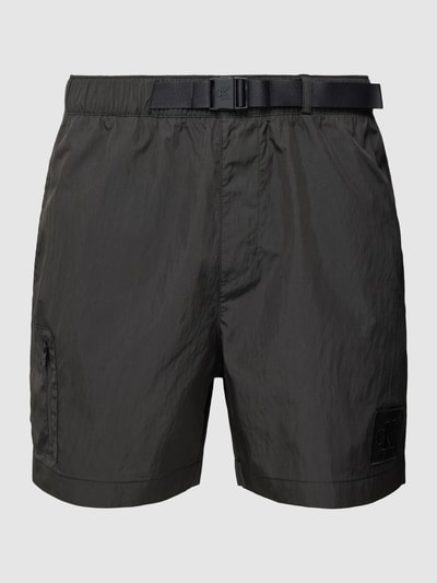 Calvin Klein Underwear Badehose mit Stoffgürtel Black 1