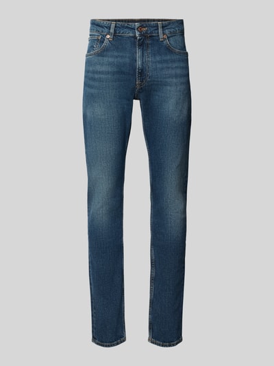Pepe Jeans Jeansy o kroju tapered fit z efektem sprania model 'Stanley' Niebieski 1