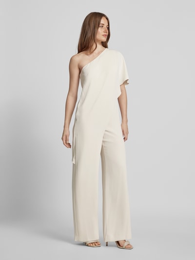 Lauren Ralph Lauren Jumpsuit mit One-Shoulder-Träger Offwhite 1