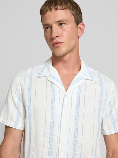 Tommy Jeans Regular fit vrijetijdsoverhemd met all-over motief Offwhite - 3