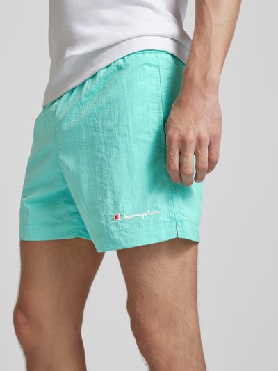 CHAMPION Badehose in Crinkle-Optik Mint 3