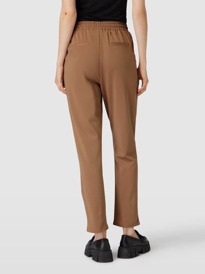 Fransa Broek met applicatie, model 'ZASTRETCH' Cognac - 5