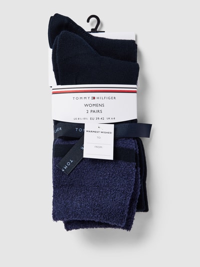 Tommy Hilfiger Socken mit Label-Stitching im 2er-Pack Marine 3