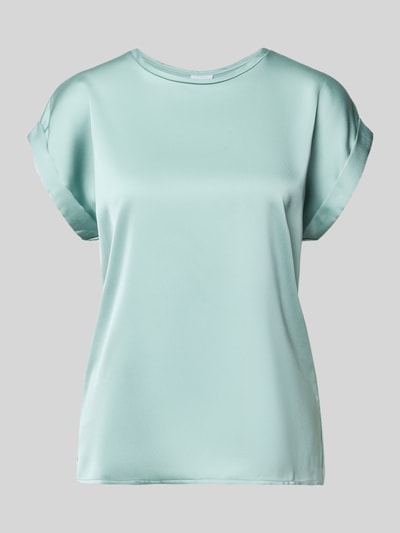 Produktfoto, T-shirt met ronde hals model 'ELLETTE' van Vila in mint, gladde textuur, mix van viscose en elastaan, los model