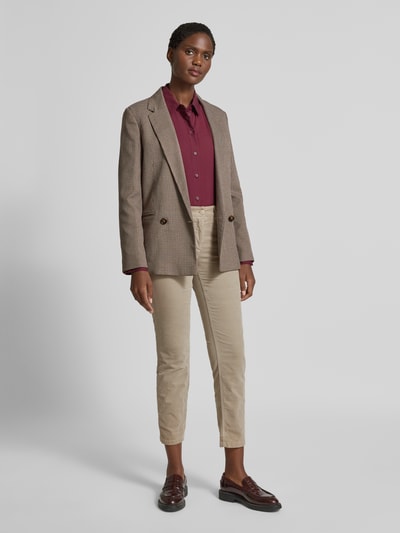 Luisa Cerano Hose mit Eingrifftaschen Beige 1