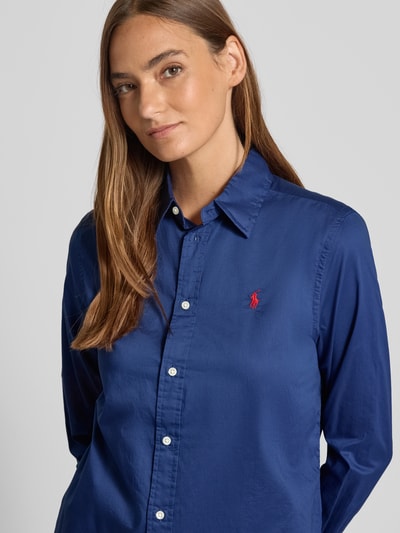 Polo Ralph Lauren Bluzka koszulowa z listwą guzikową Granatowy 3