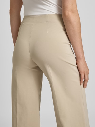 Drykorn Spodnie materiałowe z prostą nogawką i zakładkami w pasie Złamany biały 3