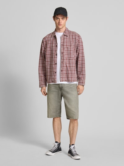 Levi's® Loose Fit Jeansshorts im Used-Look Hellgrau 1